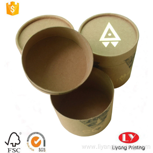 Round cardboard tube candle gift box